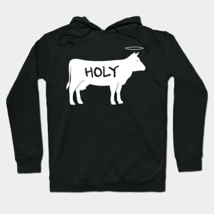 Holy Cow | Funny Cattle Farmer Design Hoodie